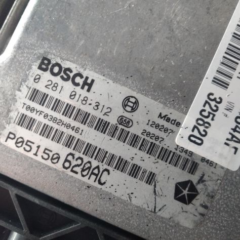 CENTRALINA MOTORE ENGINE ECU FIAT FREEMONT CODE 0281018312 0281018312 P05150620A - Foto 6