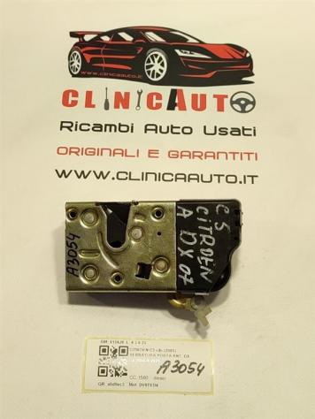 SERRATURA ANTERIORE DESTRA CITROEN C5 Berlina 2° Serie 9136J9 (0408)