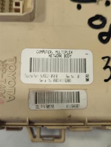 BODY COMPUTER TOYOTA Corolla Verso 2° Serie 89221-0F010 (0409) - Foto 3