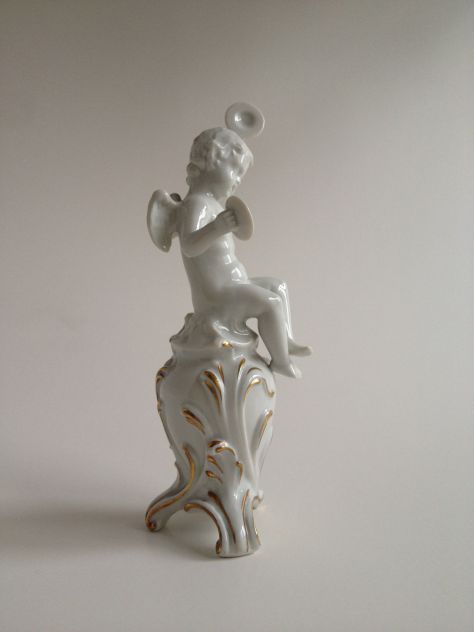 Statuina angelo -porcellana - Capodimonte - Foto 3