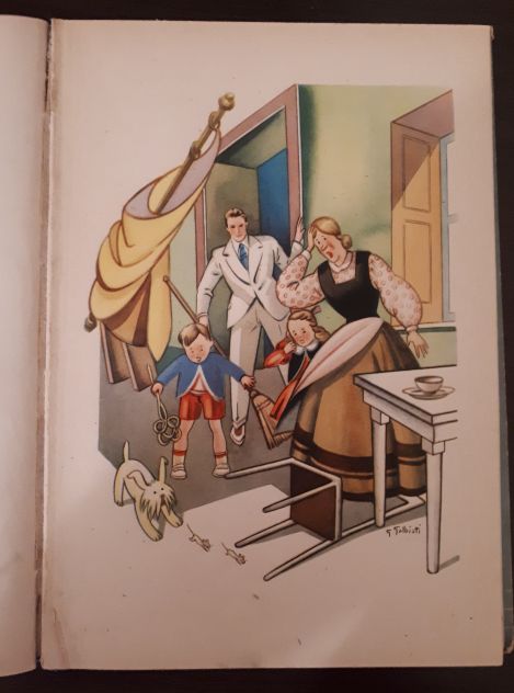 DUE BIMBI e due gattini, Flavio Quaranta, Ed. Carroccio 1947. - Foto 4