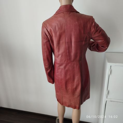 Cappotto vintage in pelle E!xpensive - Foto 3
