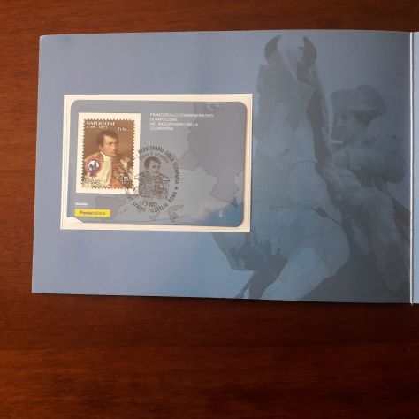 Italia 2021 - Napoleone Folder filatelico - Poste/Gazzetta dello Sport. - Foto 3
