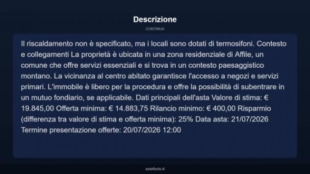 Immobile in asta di 126 m² con più di 5 locali in vendita a Affile - Foto 12