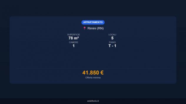 Immobile in asta di 78 m², box auto in vendita a Rimini - Foto 14