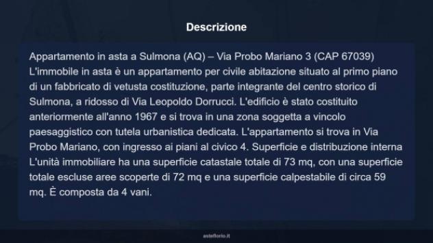 Immobile in asta di 72 m² in vendita a Sulmona - Foto 9