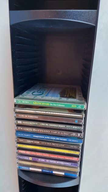 VINTAGE PORTA CD A TORRE CAPACITÀ 40 MADE IN HOLLAND DESIGN MALENCO REGISTERED D - Foto 2
