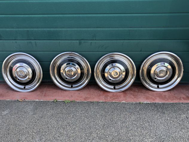 borchie ruota non ventilate per rolls royce silver shadow 1965/1972