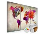 Quadro Di Sughero Vivere A Colori In 3 Parti Arredalacasa
