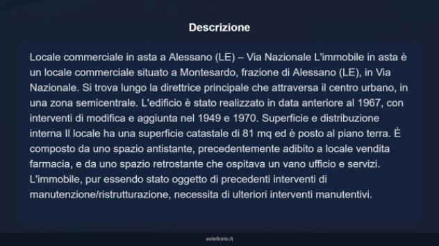 Immobile in asta di 81 m² in vendita a Alessano - Foto 4