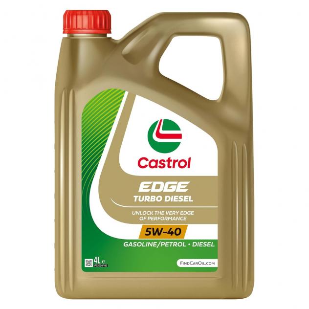 Olio Motore Castrol Edge Turbo Diesel 5W40 Lt.4