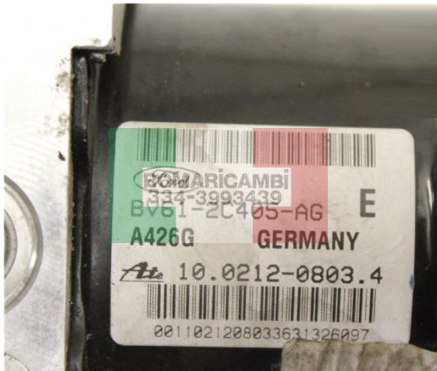 BV612C405AG Ford Focus 1.6 centralina pompa ABS Euro 124