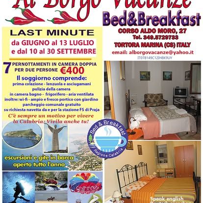 CALABRIA - AL BORGO VACANZE bed and breakfast - Tortora Marina LAST MINUTE - Foto 10