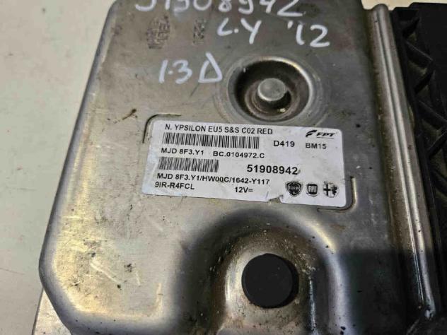 KIT CENTRALINA MOTORE LANCIA Ypsilon 4° Serie 51908942 diesel 1.3 (1123) - Foto 3
