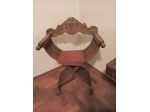 Coppia poltrone stile Savonarola
