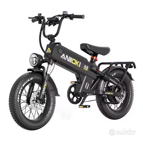 FAT BIKE ANIIOKI A8 PRO MAX 1200W 48V 60AH NUOVO