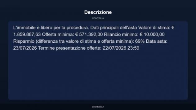 Immobile in asta di 660 m² con più di 5 locali e box auto in vendita a Roma - Foto 11