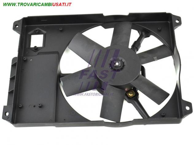 VENTOLA RADIATORE FIAT DUCATO 94 CON SCATOLA SENZA RESISTORE 2-PIN FT56071 Raffreddamento Termico Raffredamento Elettroventola