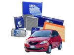 Kit Tagliando Ufi per Lancia Ypsilon Filtro Aria Olio e Abitacolo