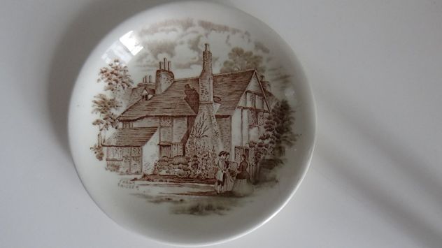 Piattino ceramica (scena inglese) Frank Trigger