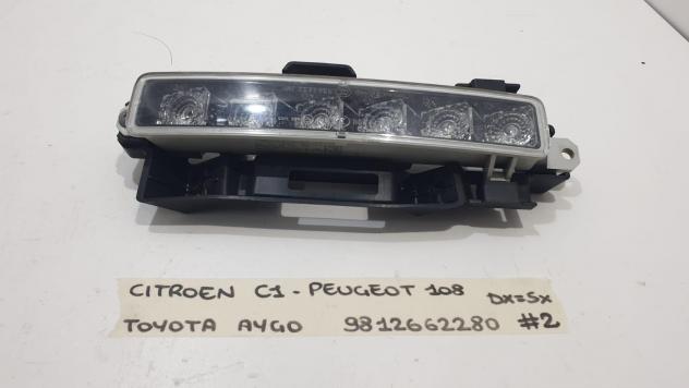 LUCE DIURNA ANTERIORE DESTRA PEUGEOT 108 1° Serie 9812662280 (14) - Foto 2