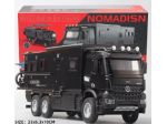 Camper Caravan New Model 1/24 Unimog Off-road RV Model Mercedes Black