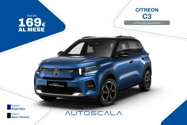 CITROEN C3 1.2 Turbo 100cv Manuale PLUS rif. 23804039
