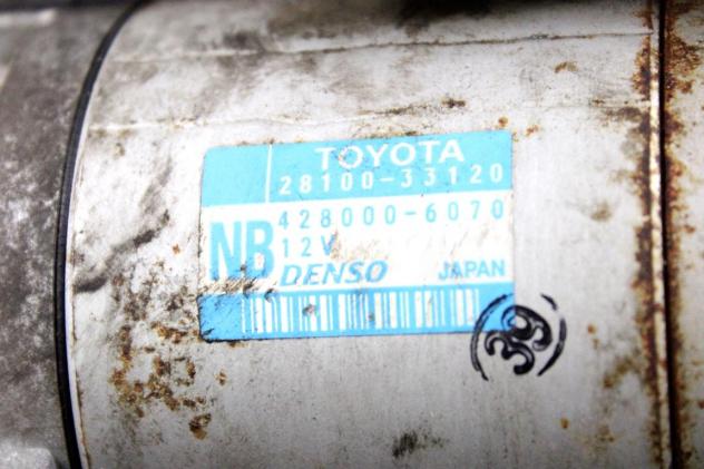28100-33120 MOTORINO AVVIAMENTO SUBARU TREZIA 1.4 D 66KW AUT 5P (2011) RICAMBIO USATO 428000-6070 - Foto 6