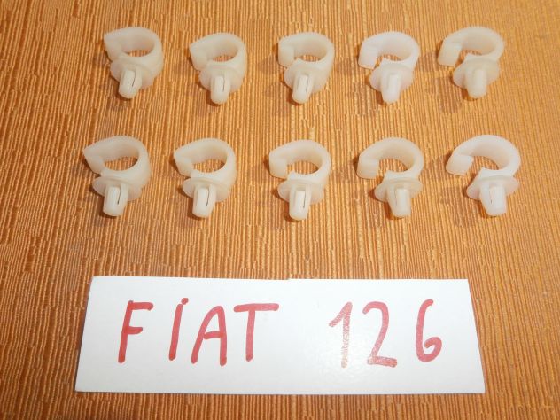 CLIP DI FISSAGGIO IMPIANTO ELETTRICO Fiat 126 ELECTRICAL SYSTEM CLIP FIAT 126 - Foto 4