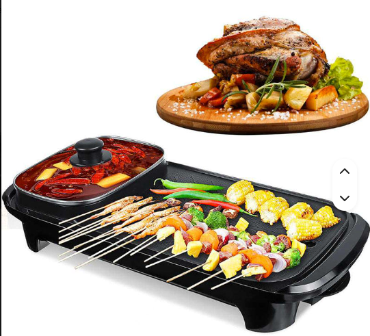 GRILL ELETTRICO CON PENTOLA  8 POSTI - ( NUOVO ) - Foto 2