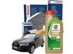 Kit Tagliando + 5 Litri Olio Motore Castrol EDGE LL 5W30 per Audi Q3