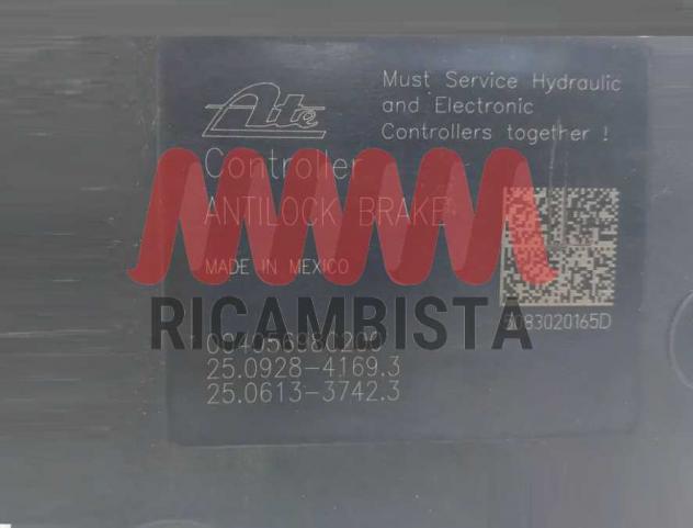 25092841693 Dodge Journey 2.0 centralina ABS gruppo pompa ATE