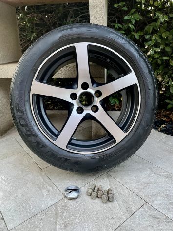 Ruota di scorta 185/60 R16, cerchio lega, mai usata