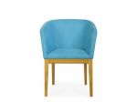 Poltrone Sedie Milano Imbottite Colorate Legno Arredo Hotel Cod. 3106I