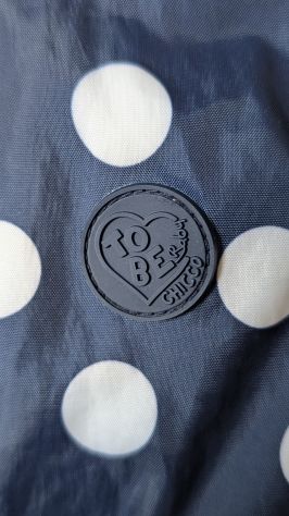 Giubbino Chicco neonata 6 mesi blu a pois bianchi - Foto 4