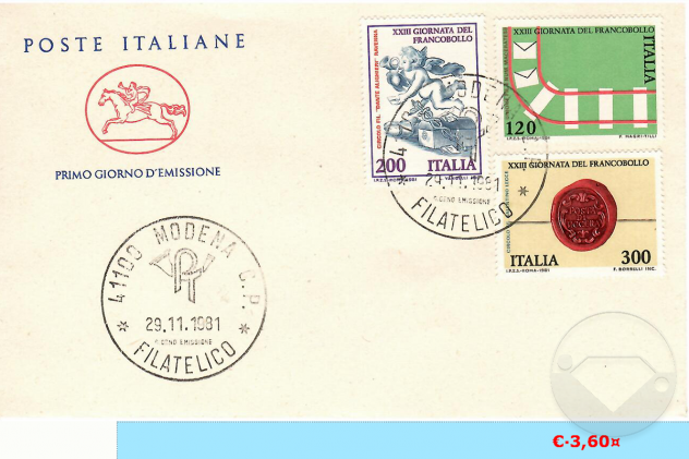 ITALIA BUSTE PRIMO GIORNO EMISSIONE 1981 - Foto 4