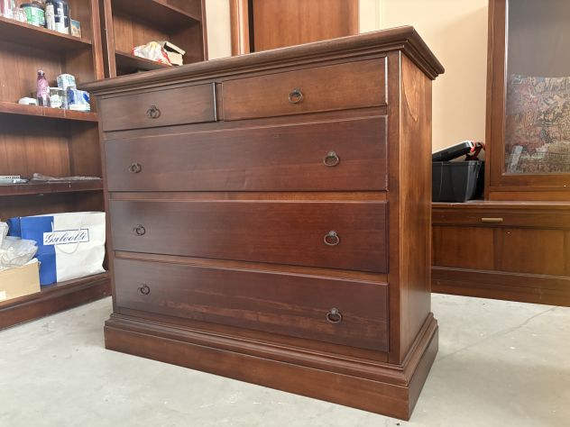 NUOVO COMO' 5 CASSETTI IN LEGNO MASSELLO