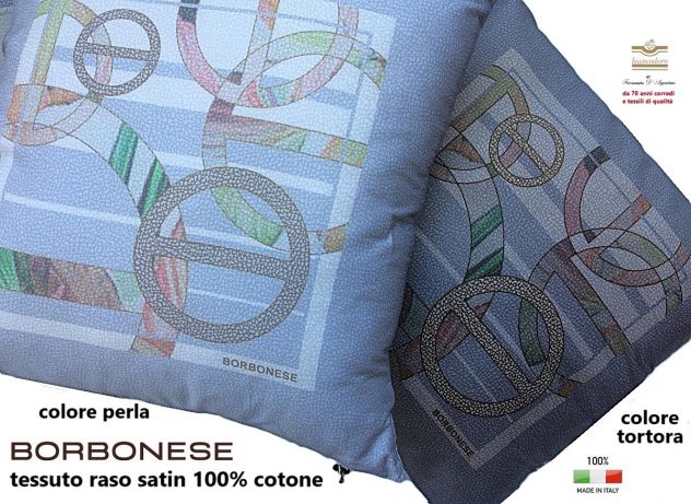 4 CUSCINI ARREDO BORBONESE CM. 45 X 45 , SFODERABILI , CON ZIP ASSORTITI - Foto 5
