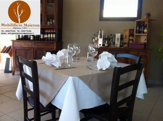 Set Completi Tavoli 80x80 e Sedie per Bar Ristoranti cod 125