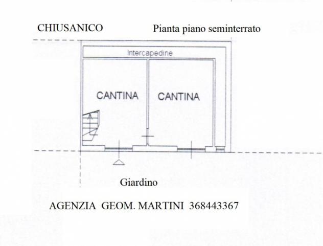 VENDESI A CHIUSANICO APPARTAMENTO AUTONOMO IN CASA BIFAMILIARE CON GIARDINO PRIVATO - Foto 9