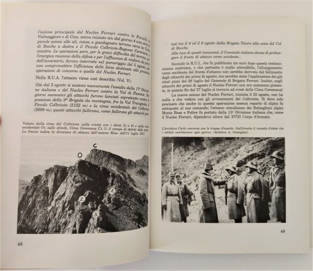 1917 Guerra di mine nelle Dolomiti, ROBERT STRIFFLER, EDIZIONI PANORAMA 1971. - Foto 7