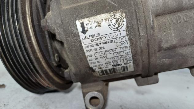 COMPRESSORE A/C ALFA ROMEO 159 Berlina Serie (939_) 60693331 939A2000 diesel 1910 (0511) - Foto 3