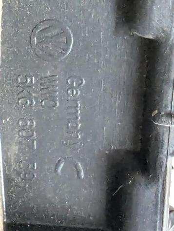5K5807394C SUPPORTO PARAURTI POSTERIORE LATO DESTRO VOLKSWAGEN GOLF 6 1.6 TDI 77 KW RICAMBIO USATO - Foto 4