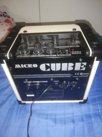 Amplificatore Roland Cube Lite+Roland Mustang Mini +Roland Microcube Gx Bianco