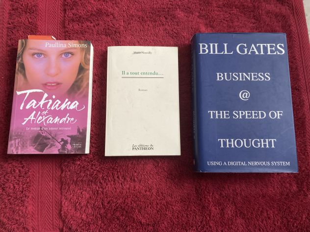 Libri  in lingua francese + Libro di Bill Gates in lingua inglese - Foto 3
