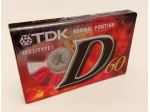 MUSICASSETTA TDK D60 NORMAL POSITION NUOVA SIGILLATA AUDIO VERGINE TAPE MC