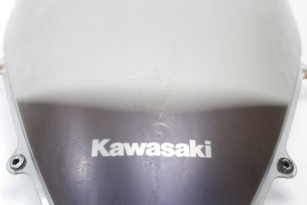 PARABREZZA CUPOLINO KAWASAKI ZR 7S 750 2001 - 2004 391545015 WINDSHIELD ATTACCO DANNEGGIATO DA LUCIDARE - Foto 3