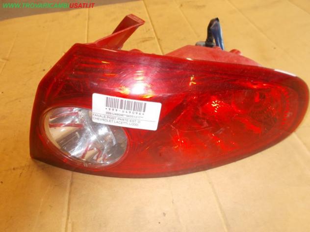 FANALE POST. PARTE EST. D. CHEVROLET LACETTI (J200)  Parti elettriche  Fanaleria  Fanali  Fanale post. sx. CHEVROLET - LACETTI - 01-03-2005 - 01-12-20