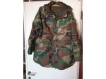 Giacca militare Parka mimetico taglia 50