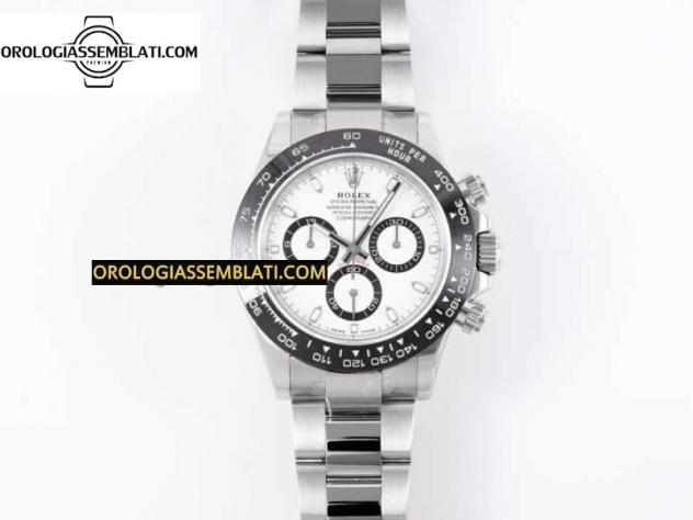 Rolex Replica DAYTONA 116500 1:1 BEST EDITION QUADRANTE BIANCO SU BRACCIALE SS SA4130